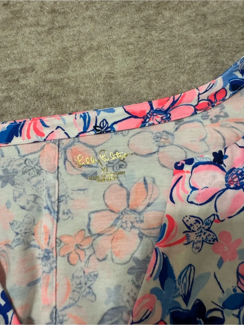 Lilly pulitzer easley short sleeve dress size xl